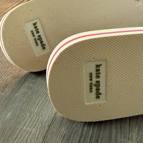 Kate Spade Festival Olive and Pink Slide Sandals Size 10 NIB - Picture 10 of 11